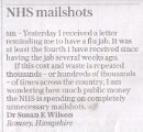 repeatedNHSmailshots